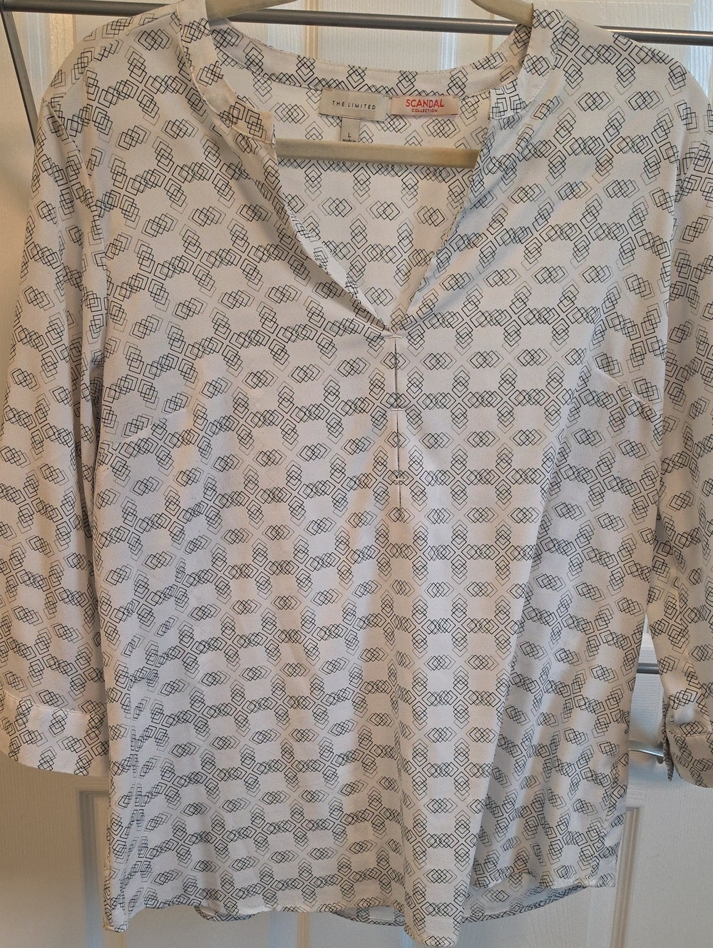 The LIMITED Scandal COLLECTION, Geometric Print Women's Tunic Top